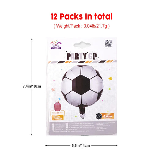 Soccer Pattern  Foil Balloons
