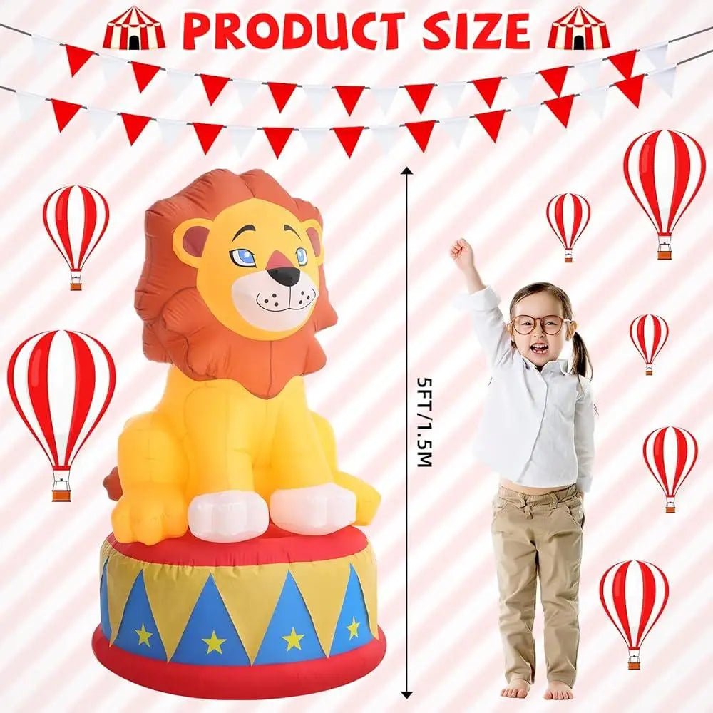 LED Inflatable Circus Lion