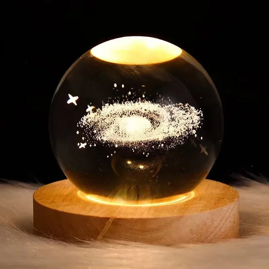 Galaxy 3D Crystal Ball Night Light