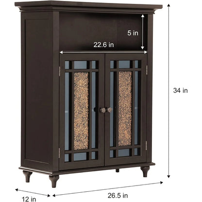 Dark Espresso Windsor Floor Cabinet