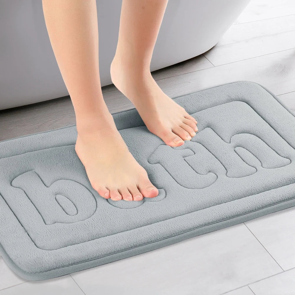 Memory Foam Absorbent Bath Mat