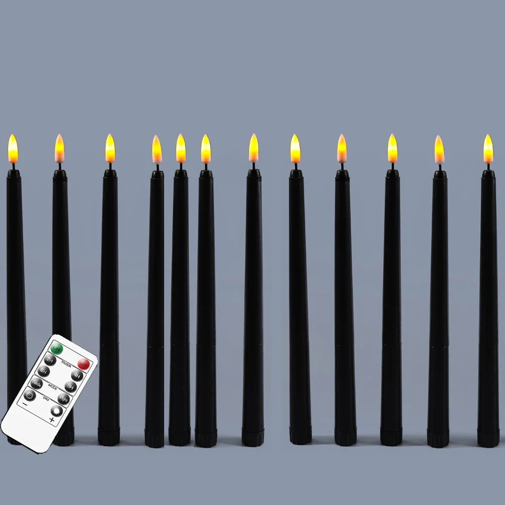 Flameless Electronic Black Candles