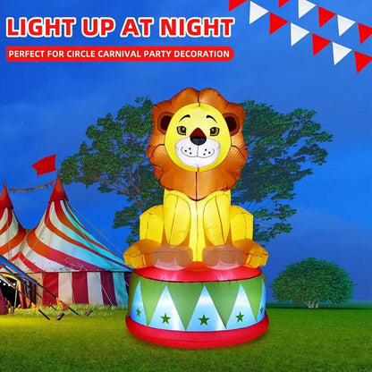 LED Inflatable Circus Lion