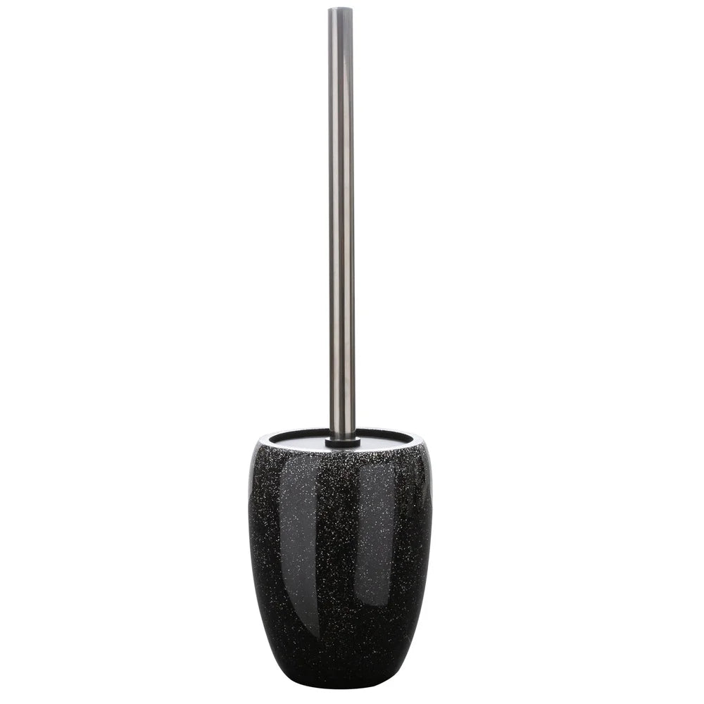 Glitter Toilet Bowl Brush and Canister Set
