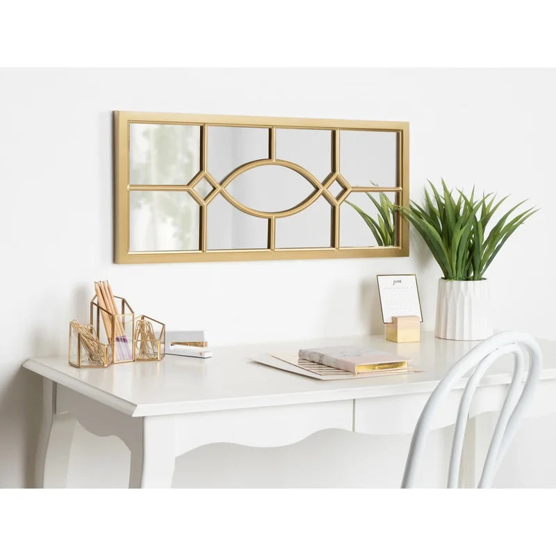 Elegant Trellis Design Accent Mirror