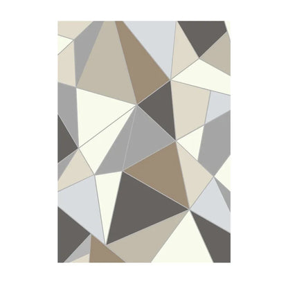 Soft Abstract Area Rug   5' x 7'